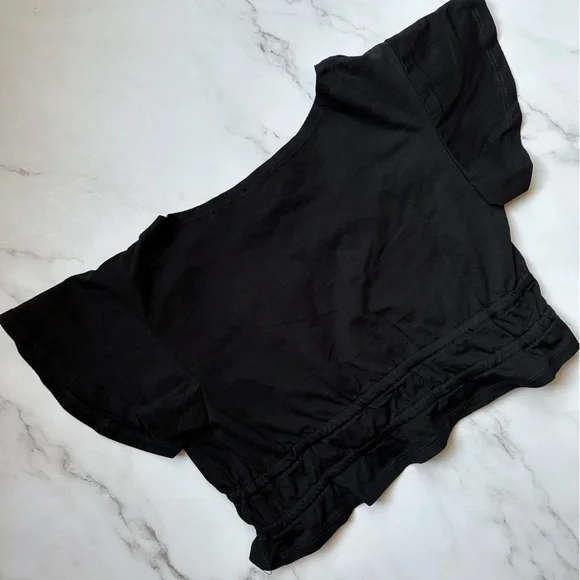 NWOT Princess Polly US 0 Jamison Reid Crop Top Black - Picture 6 of 14